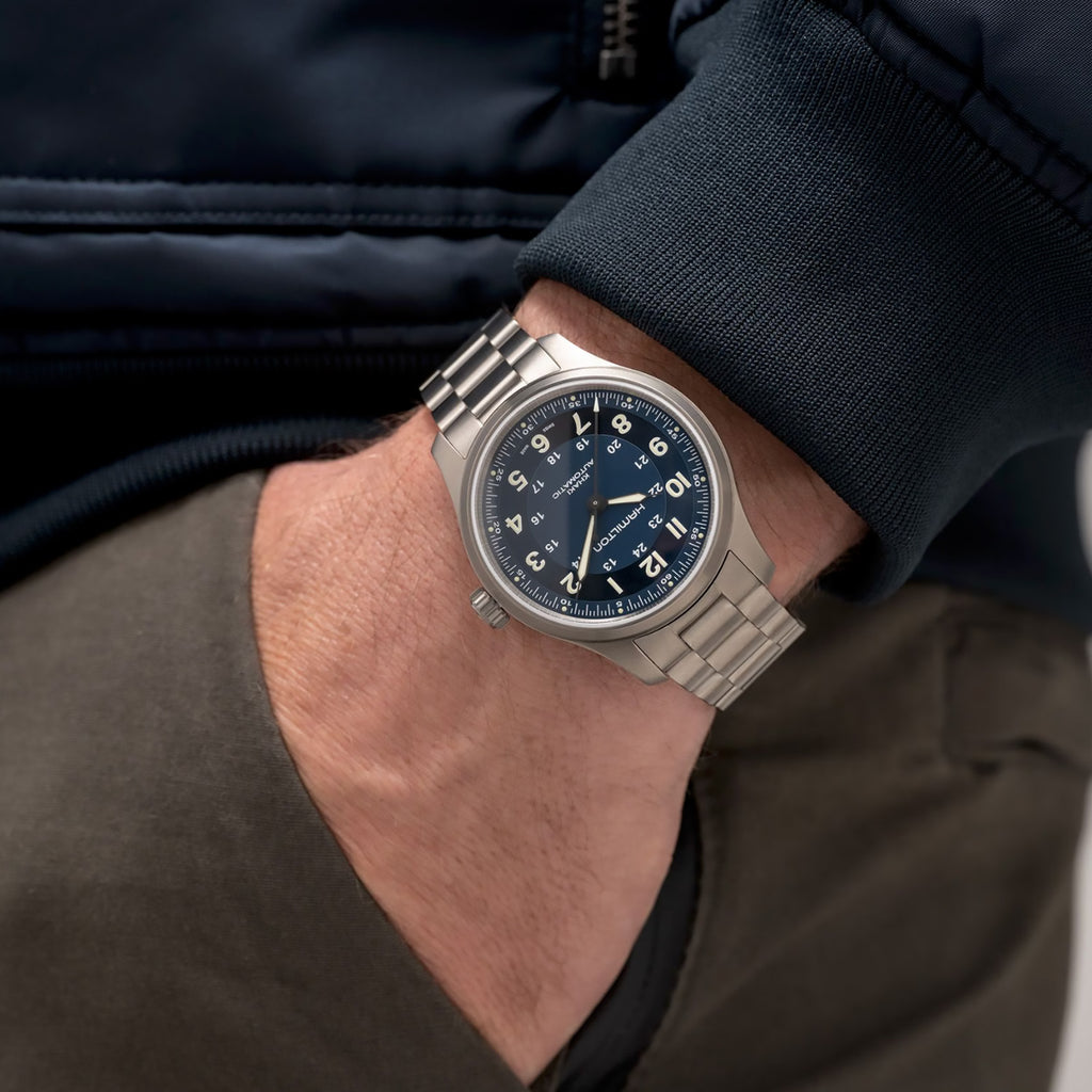 Hamilton - Khaki Field 42 mm Titanium Automatic Bracelet - H70545140