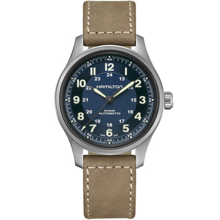 Hamilton - Khaki Field 42 mm Automatic Titanium Blue Dial - H70545540