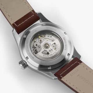 Hamilton - Khaki Field 42 mm Automatic Blue Dial Leather - H70605540