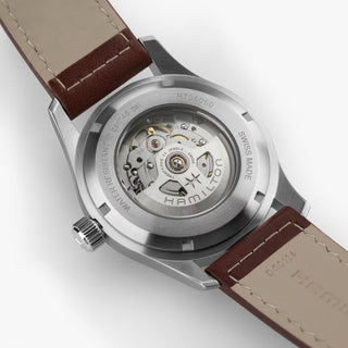 Hamilton - Khaki Field 42 mm Automatic Green Dial Leather - H70605560