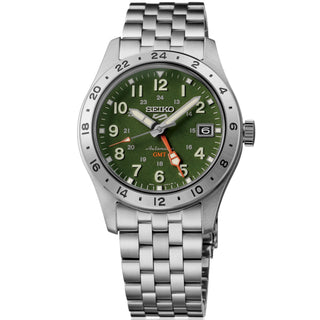 Seiko - Seiko 5 Sports Field GMT Textured Green Dial - HDB001