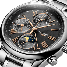 Load image into Gallery viewer, Longines - Master Collection 40 mm Moon-Phase Anthracite Bracelet - L26734616