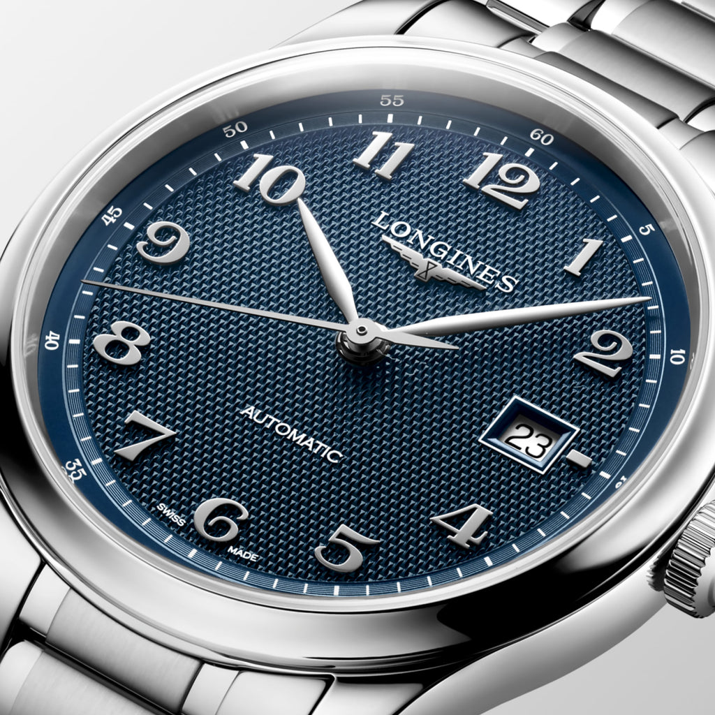 Longines - Master Collection 41 mm Automatic Blue Dial Leather - L29504936
