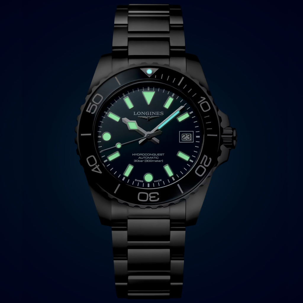 Longines - HydroConquest 39 mm Blue Dial & Bezel - L37794966