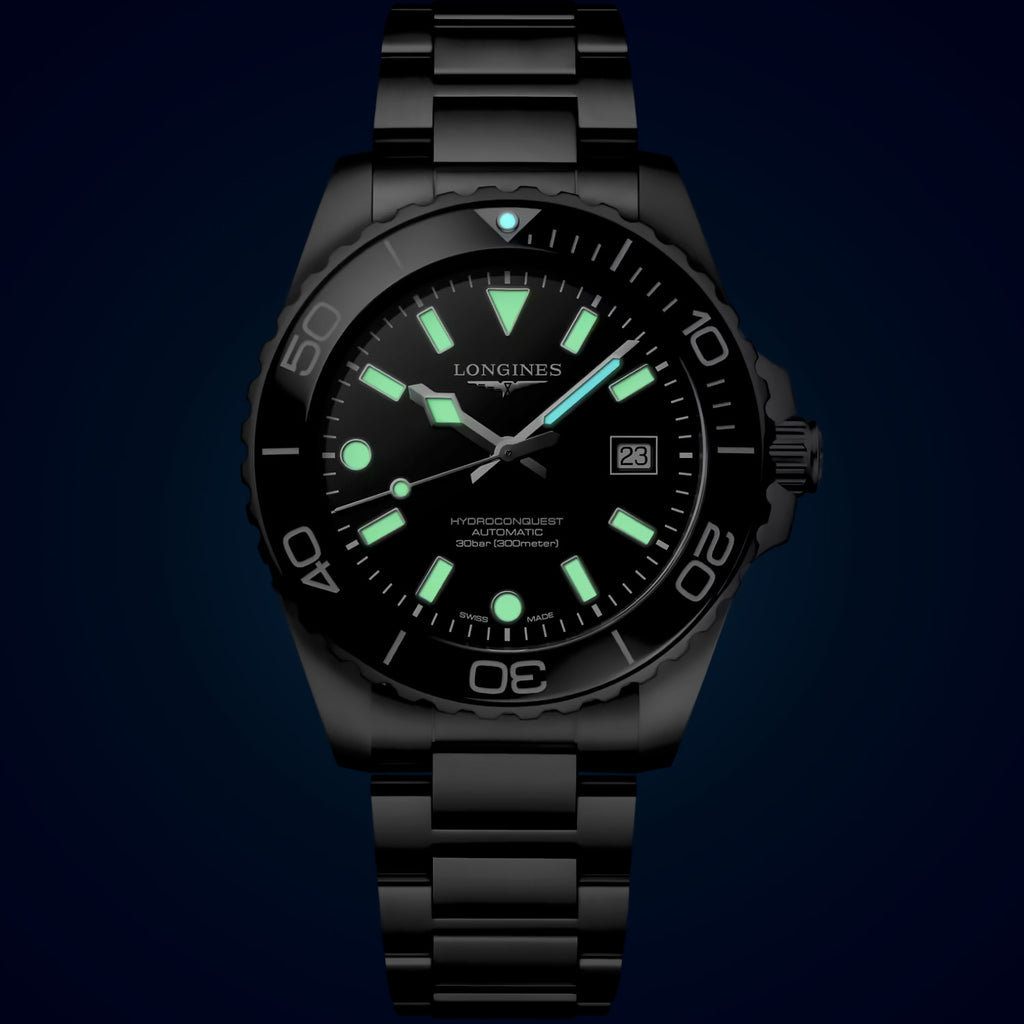Longines - HydroConquest 42 mm Black Dial & Bezel - L37884566