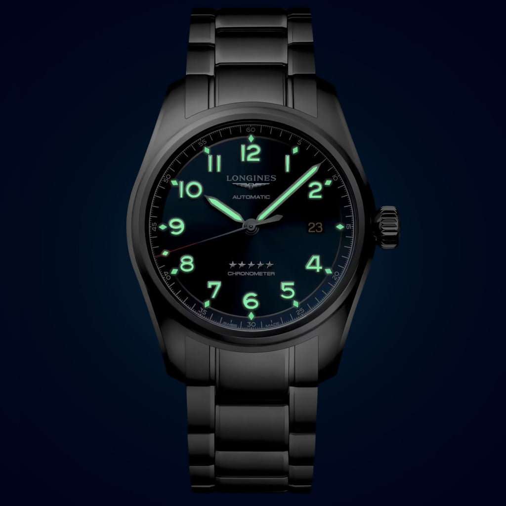 Longines - Spirit Pilot 40 mm Blue Dial Bracelet - L38104936