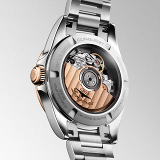 Longines - Conquest 30 mm Automatic Steel 18k Pink Gold Cap - L33205726