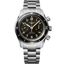 Load image into Gallery viewer, Longines - Spirit Pilot Flyback 39.5 mm Chronograph Steel Bracelet - L37214536