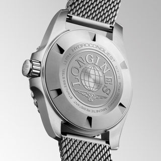 Longines - HyroConquest 39 mm Automatic Grey Bezel Black Dial - L37794706
