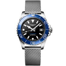 Load image into Gallery viewer, Longines - HyroConquest 39 mm Automatic Blue Bezel Black Dial - L37794906