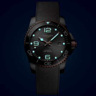 Longines - HydroConquest 41 mm Gray Dial Two-Tone Bezel - L37813789