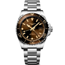 Load image into Gallery viewer, Longines - HydroConquest GMT 41 mm Brown Sunray Dial Stainless - L37904666