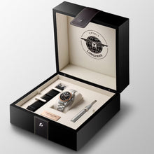 Load image into Gallery viewer, Longines - Spirit Zulu Time GMT 39 mm 1925 Steel 18k Pink Gold - L38035536