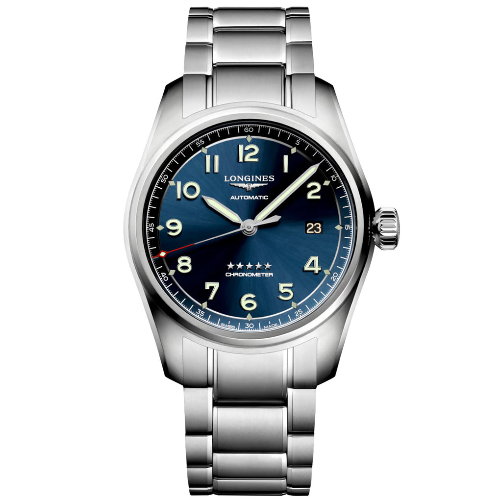 Longines - Spirit Pilot 40 mm Blue Dial Bracelet - L38104936