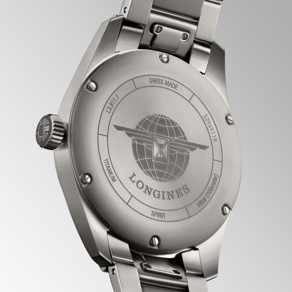 Longines - Spirit Pilot 42 mm Titanium Case Anthracite Dial - L38111536