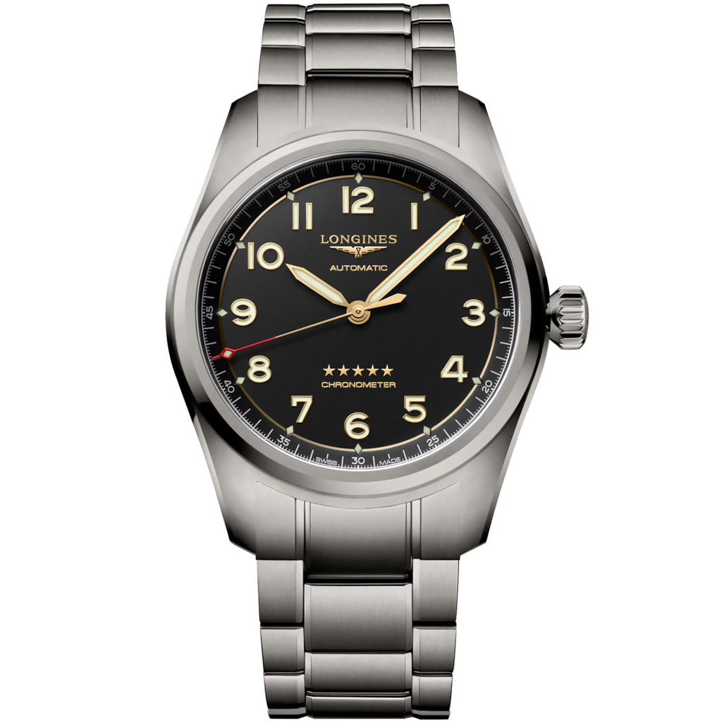 Longines - Spirit Pilot 42 mm Titanium Case Anthracite Dial - L38111536