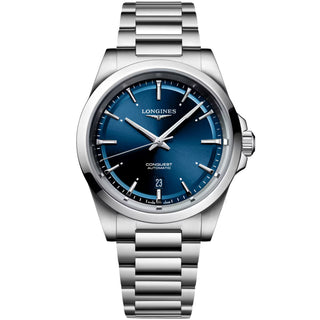 Longines - Conquest 41 mm Blue Dial Automatic Stainless - L38304926