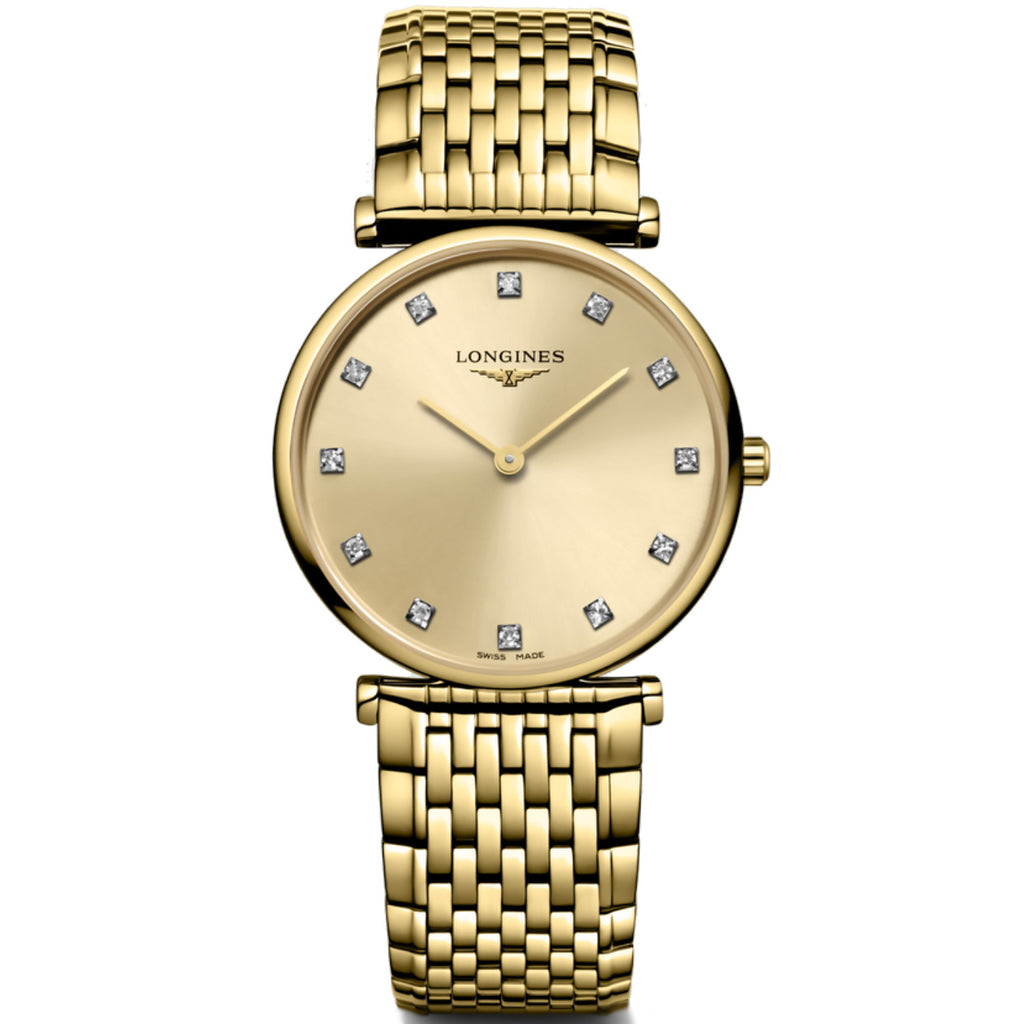 Longines - La Grande Classique De Longines 29 mm Yellow Gold Diamonds Women's - L4512237E