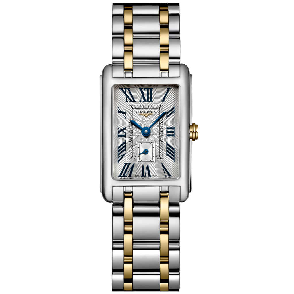 Longines - DolceVita Two-Tone Steel 18k Yellow Gold Crown - L52555707