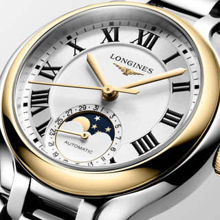 Longines - Primaluna Monnphase 34 mm Two-Tone 18k Yellow Gold Cap - L81265797