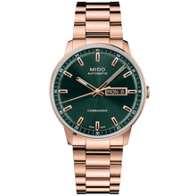 Load image into Gallery viewer, Mido - Commander Datoday 40 mm Green Dial Rose Gold - M0214303309100