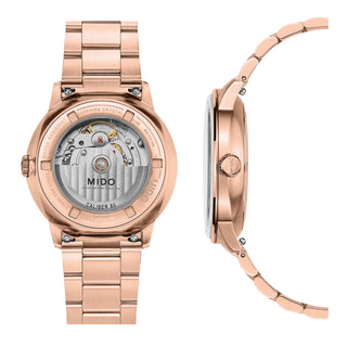 Mido - Commander Datoday 40 mm Green Dial Rose Gold - M0214303309100