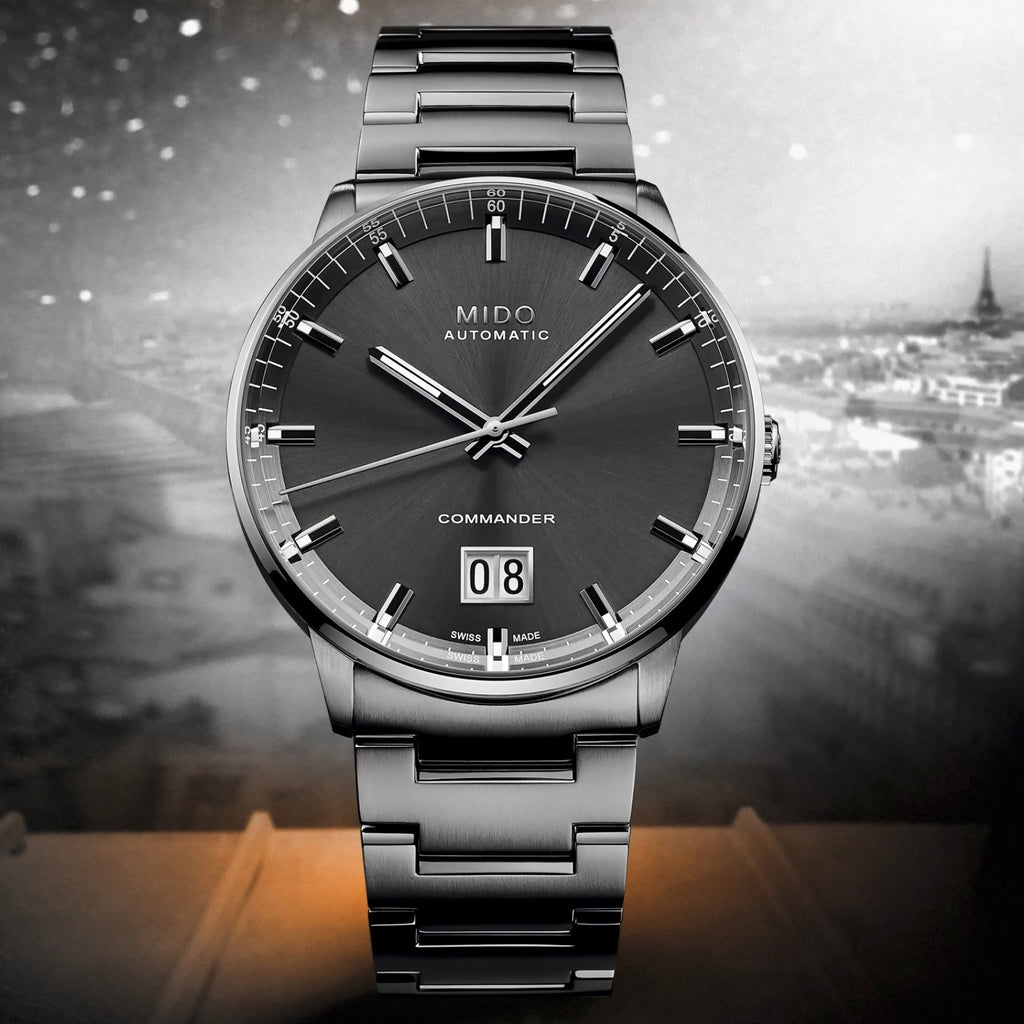 Mido - Commander Big Date 42 mm Anthracite Dial - M0216261106100