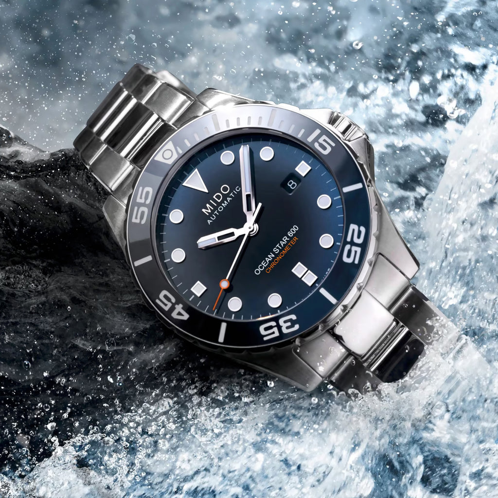 Mido - Ocean Star 600 Chronometer Blue Dial 43.5 mm - M0266081104101