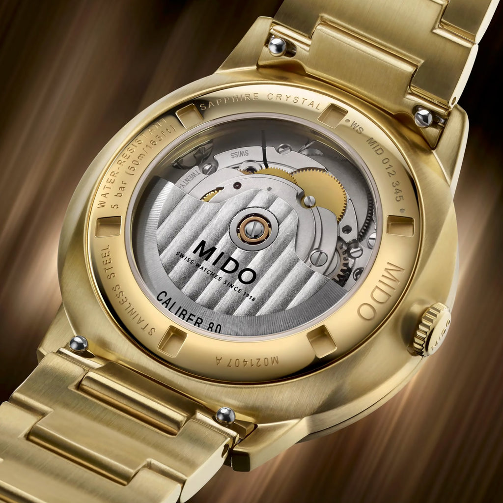 Mido - Commander Gradient 40 mm Yellow Gold PVD - M0214073341101