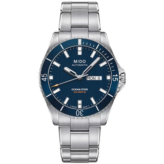 Mido - Ocean Star 200 Blue Dial Day Date 42.5 mm - M0264301104100