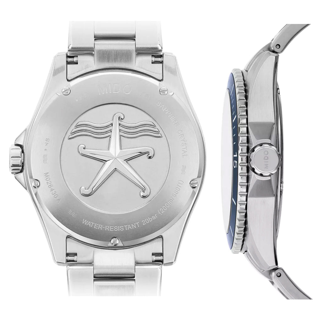 Mido - Ocean Star 200 Blue Dial Day Date 42.5 mm - M0264301104100