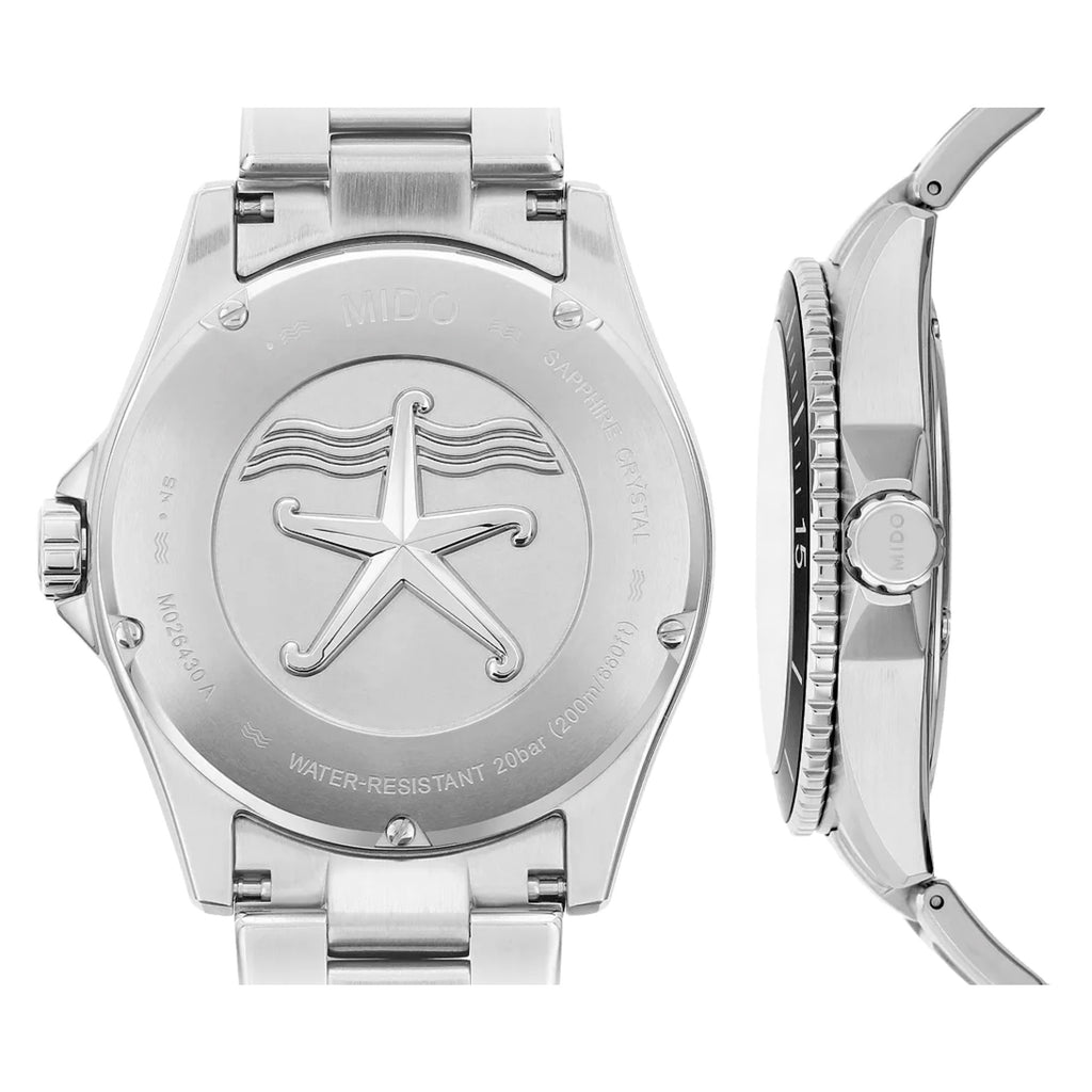 Mido - Ocean Star 200 Black Dial Day Date 42.5 mm - M0264301105100