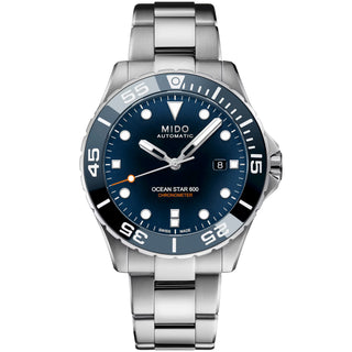 Mido - Ocean Star 600 Chronometer Blue Dial 43.5 mm - M0266081104101