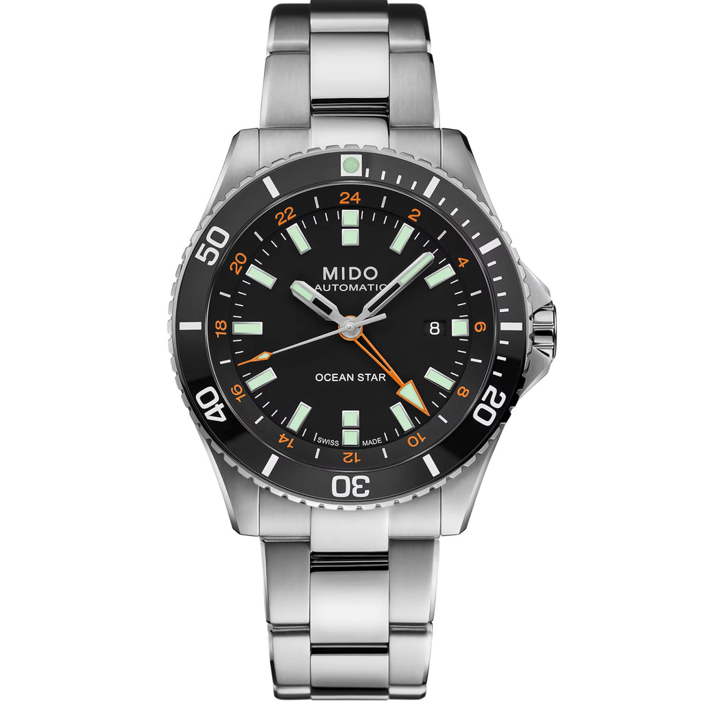 Mido - Ocean Star GMT Black Dial 44 mm - M0266291105101