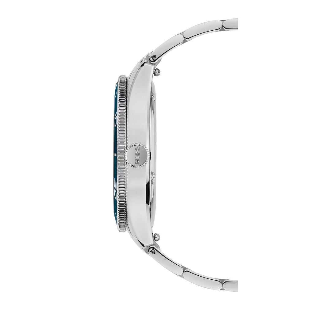 Mido - Ocean Star 39 mm Blue Wave Dial Extra Strap Special Edition - M0269071104101