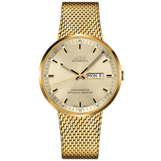 Mido - Commander Icone 42 mm COSC Chronometer Yellow Gold PVD - M0316313302100