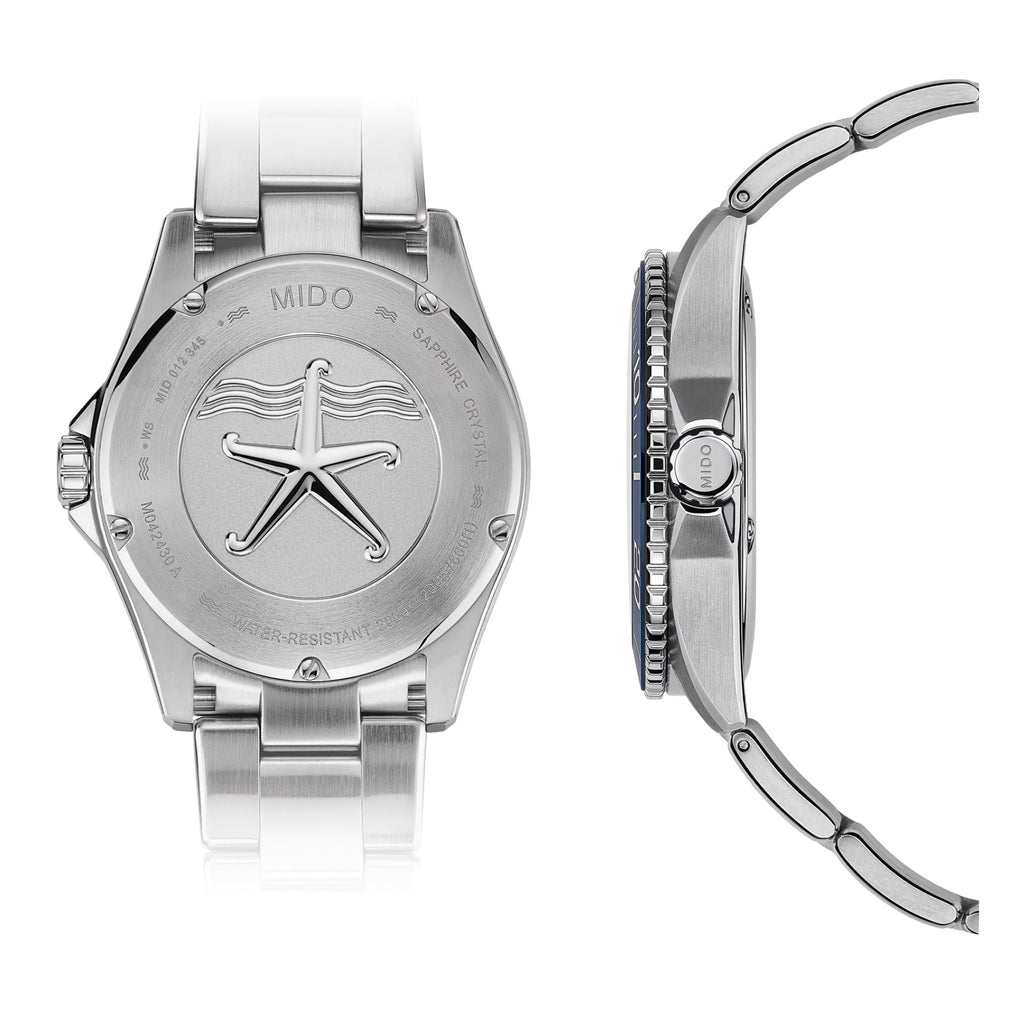 Mido - Ocean Star 200C Blue Dial Ceramic Bezel 42.5 mm - M0424301104100