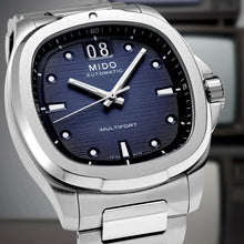Load image into Gallery viewer, Mido - Multifort TV Big Date Blue Dial Steel Bracelet - M0495261104100