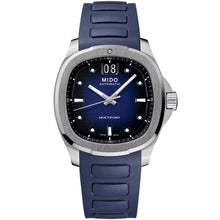Load image into Gallery viewer, Mido - Multifort TV Big Date Rubber Blue Strap - M0495261704100