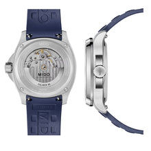 Load image into Gallery viewer, Mido - Multifort TV Big Date Rubber Blue Strap - M0495261704100
