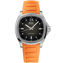 Load image into Gallery viewer, Mido - Multifort TV Big Date Rubber Orange Strap - M0495261708100