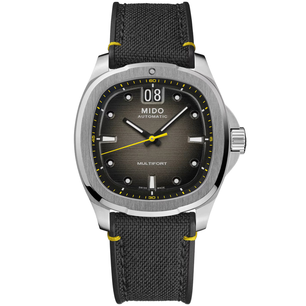 Mido - Multifort TV Big Date Textile Black Strap - M0495261708101