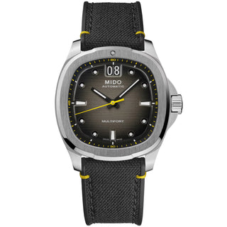 Mido - Multifort TV Big Date Textile Black Strap - M0495261708101