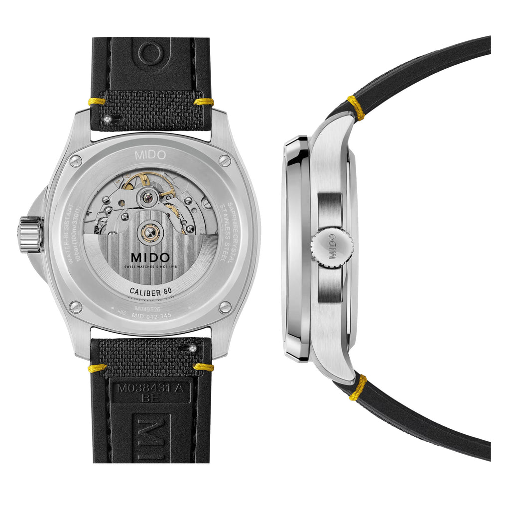 Mido - Multifort TV Big Date Textile Black Strap - M0495261708101