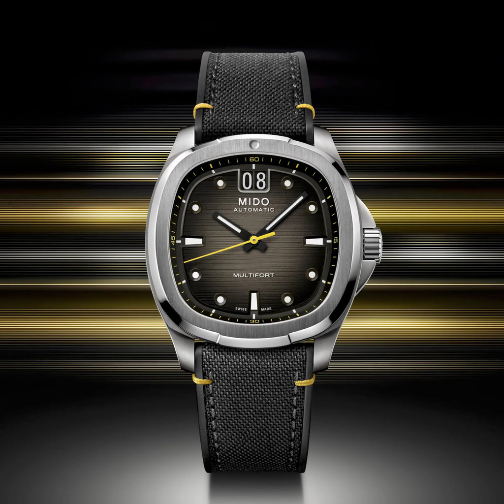 Mido - Multifort TV Big Date Textile Black Strap - M0495261708101