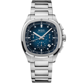 Mido - Multifort TV Chronograph Blue Dial Steel Bracelet - M0495271104100