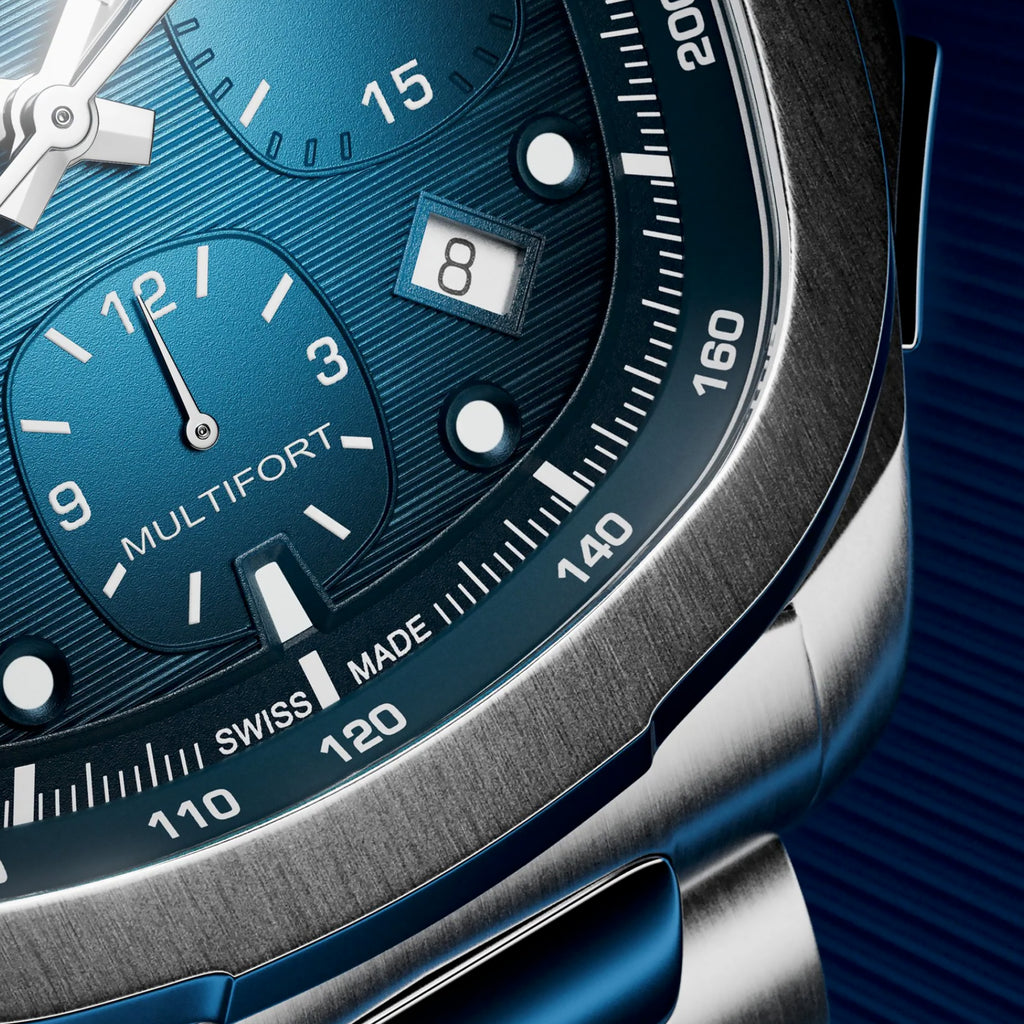 Mido - Multifort TV Chronograph Blue Dial Steel Bracelet - M0495271104100