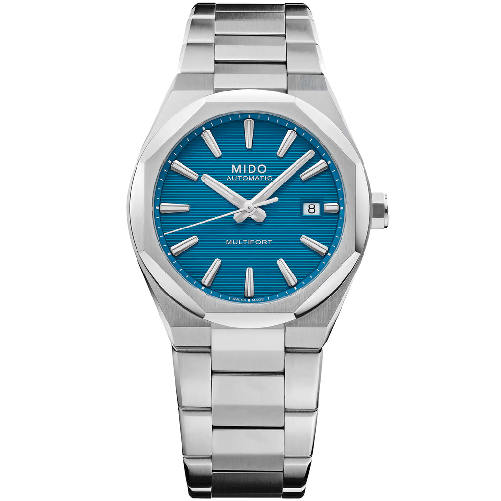 Mido - Multifort 8 One Crown Turquoise Dial - M0555071104100