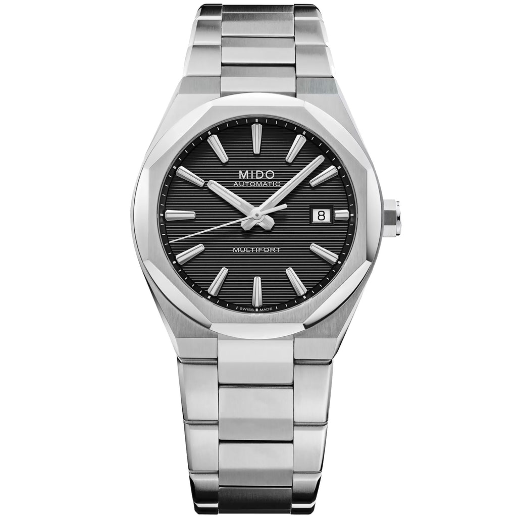 Mido - Multifort 8 One Crown Black Dial - M0555071105100