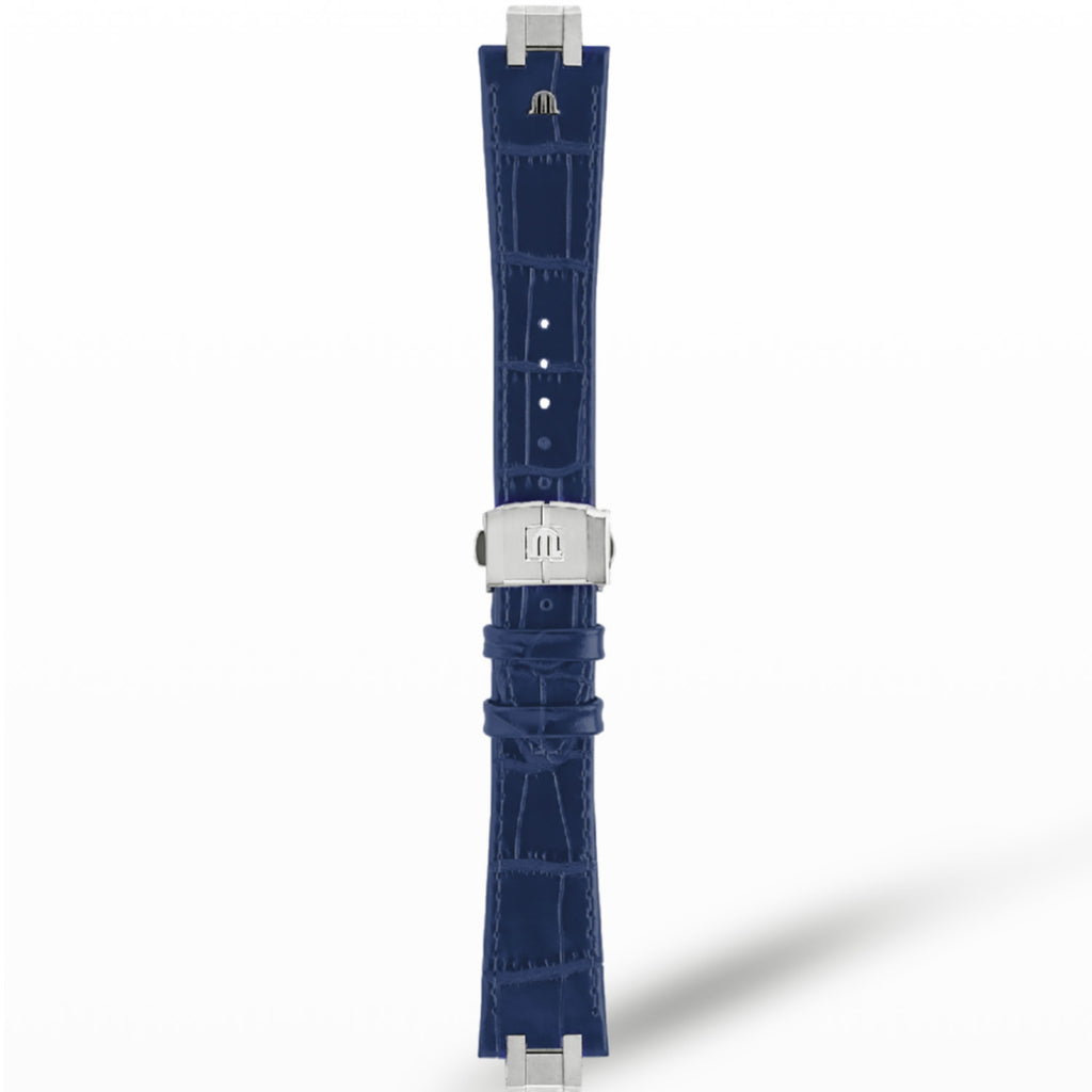 Maurice Lacroix - AIKON 42 mm Blue Calf Leather Strap - ML823-005052